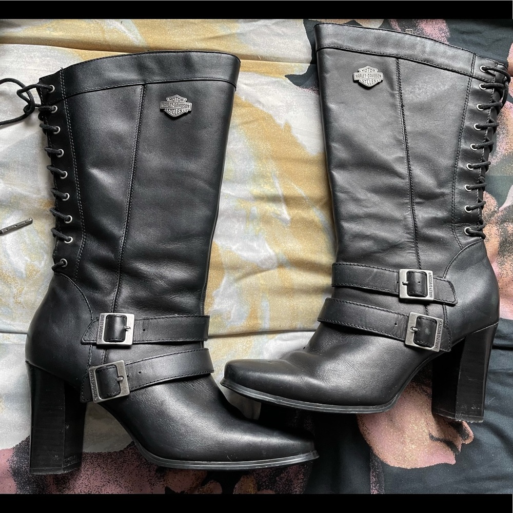 Women’s size 10 Harley Davidson leather boots